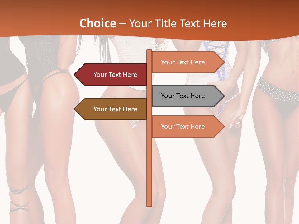 Girl Body Parts PowerPoint Template