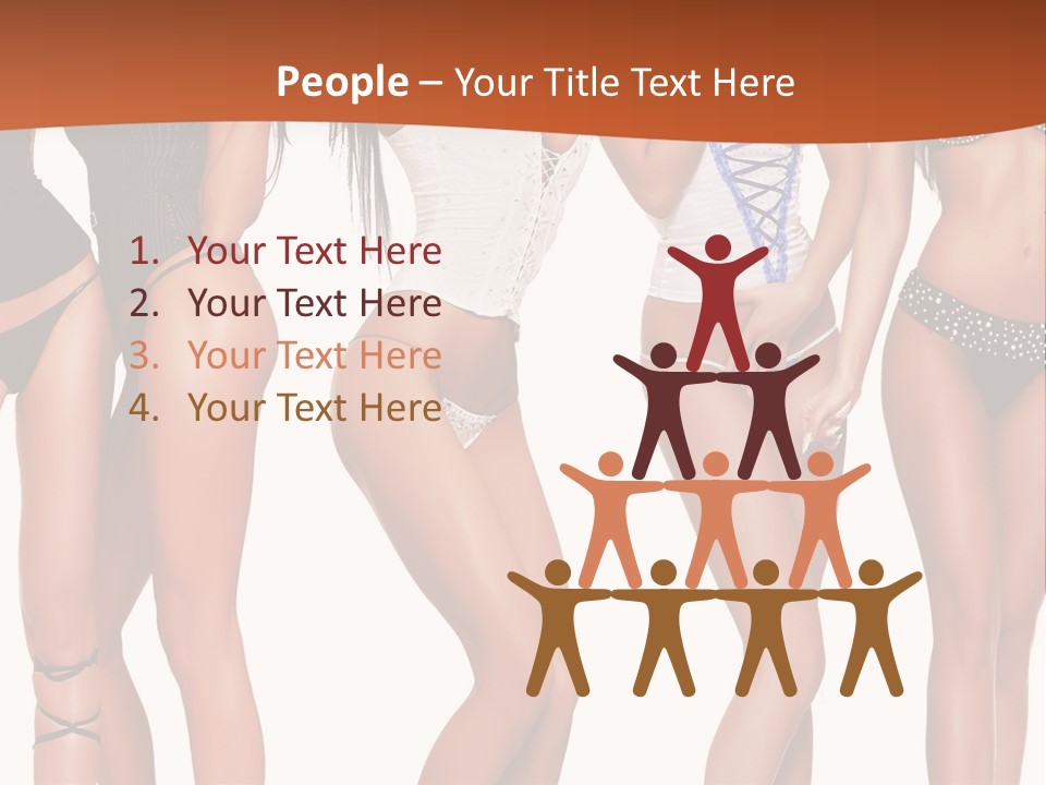 Girl Body Parts PowerPoint Template