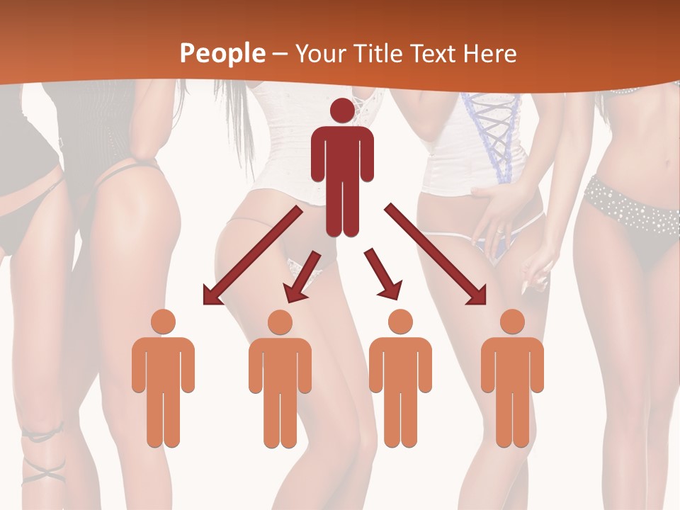 Girl Body Parts PowerPoint Template