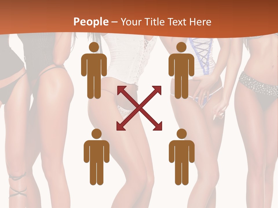 Girl Body Parts PowerPoint Template