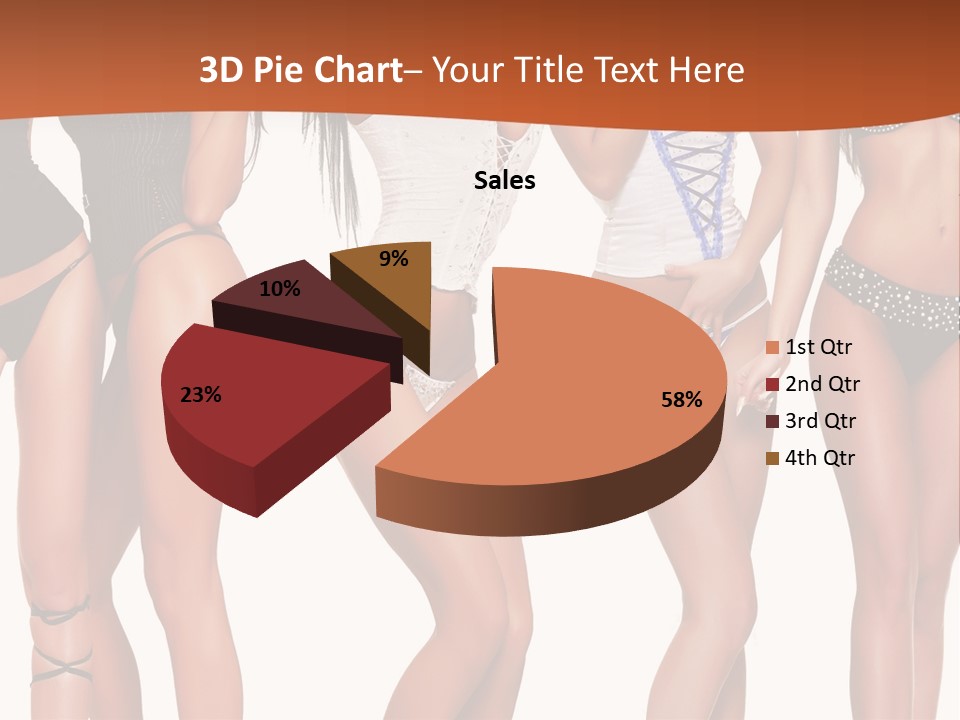 Girl Body Parts PowerPoint Template