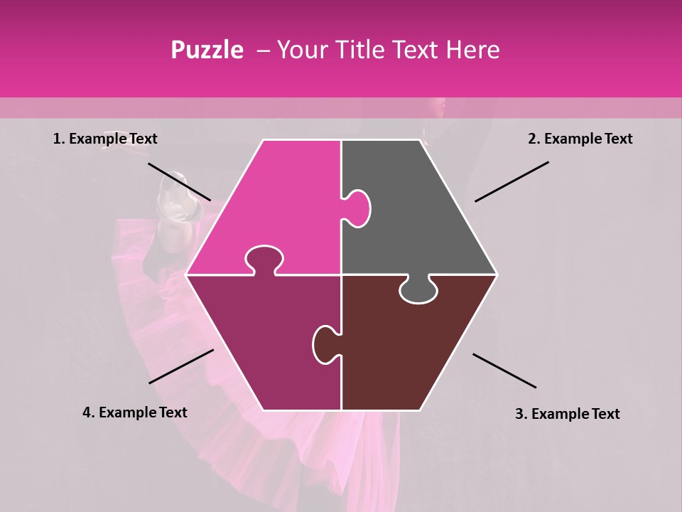 Vertical Girl Cheerful PowerPoint Template