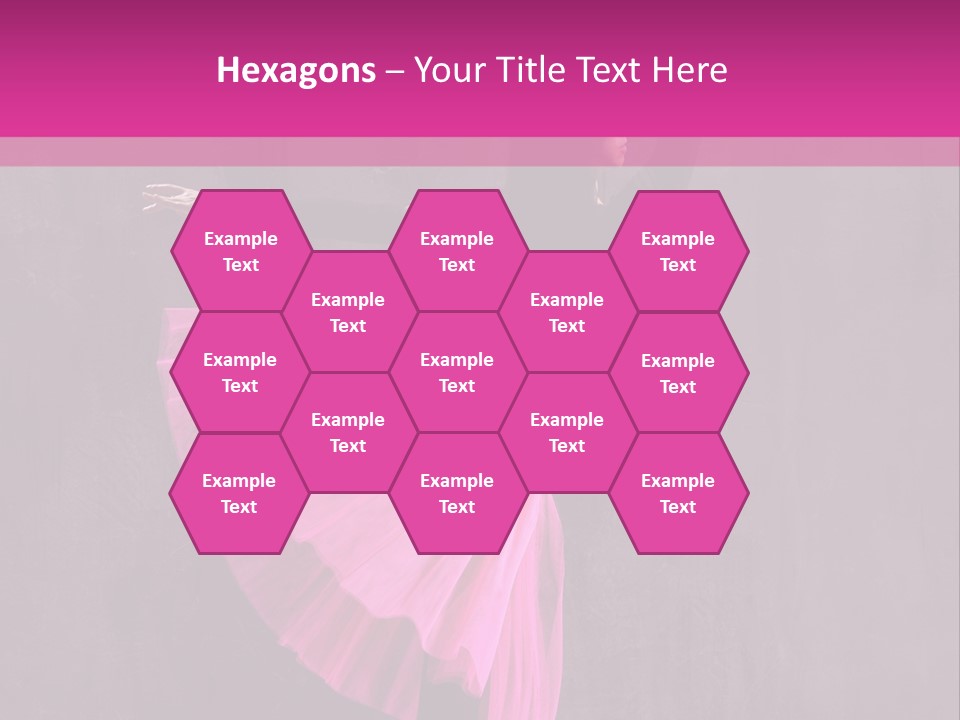 Vertical Girl Cheerful PowerPoint Template