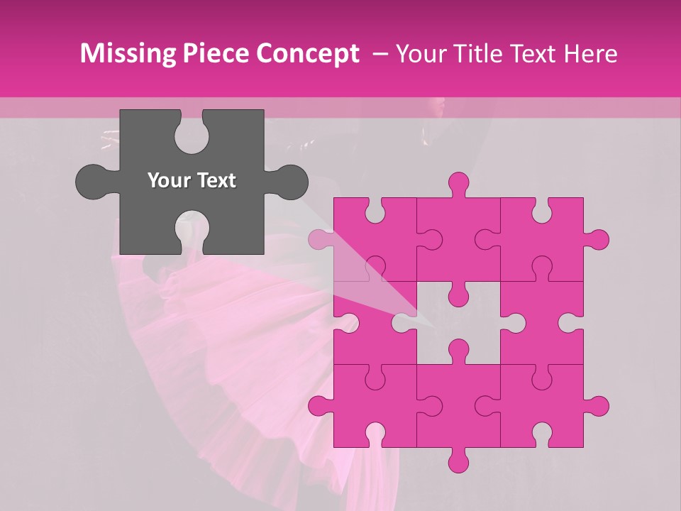 Vertical Girl Cheerful PowerPoint Template