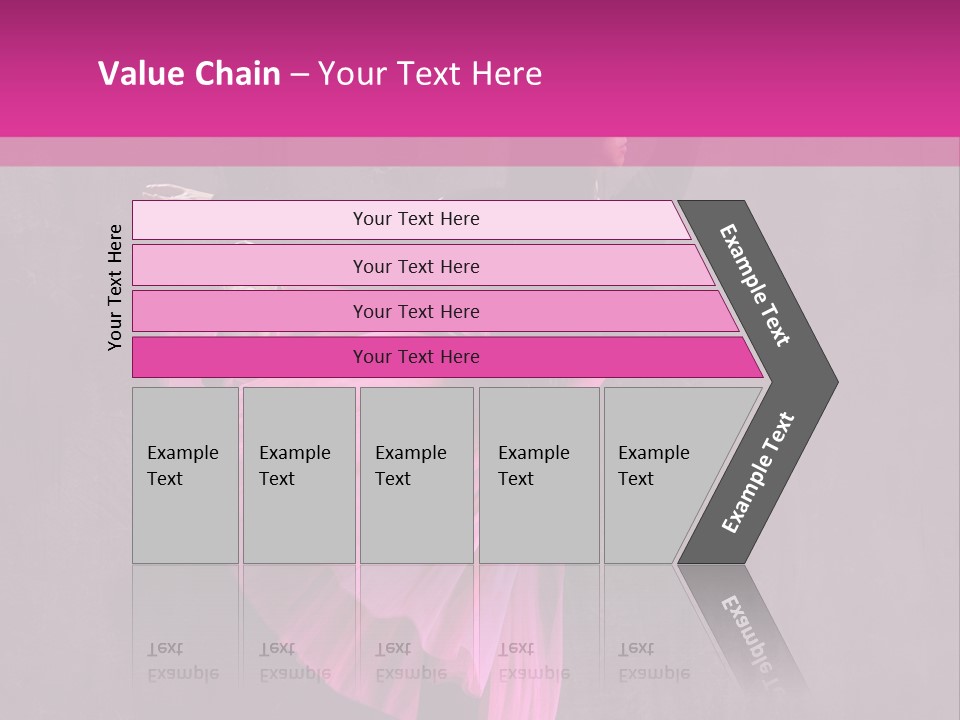 Vertical Girl Cheerful PowerPoint Template