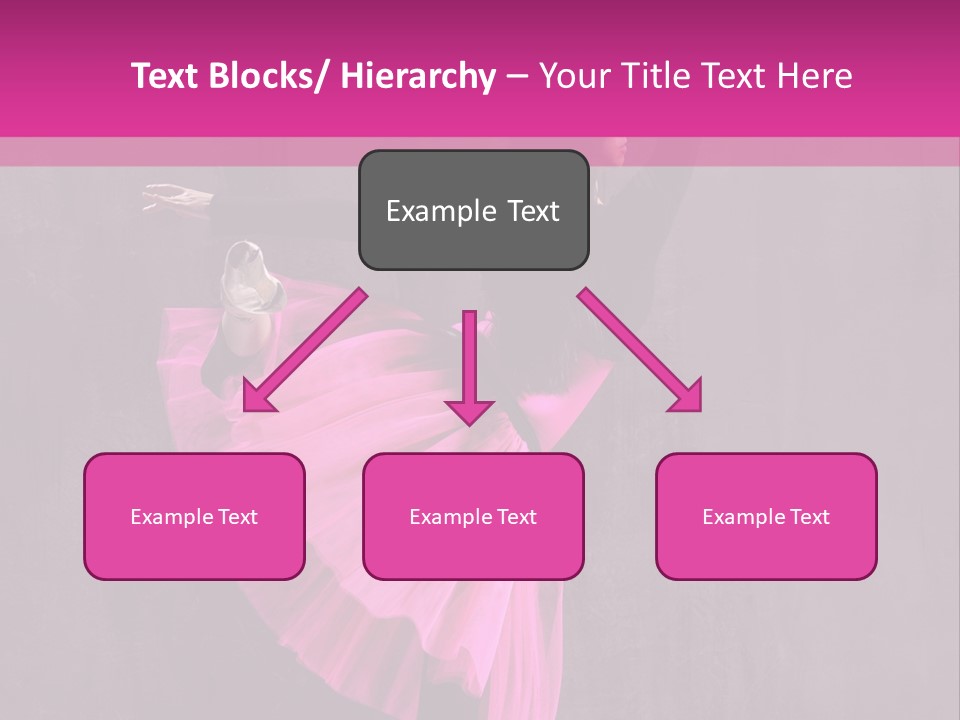 Vertical Girl Cheerful PowerPoint Template