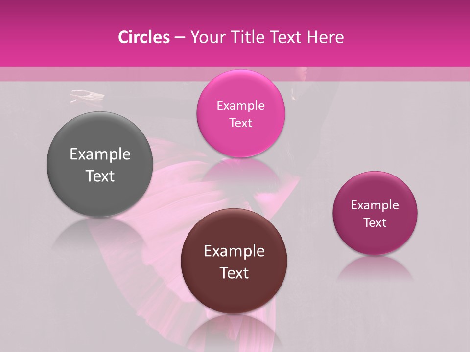 Vertical Girl Cheerful PowerPoint Template