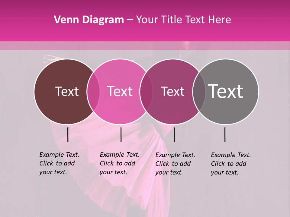 Vertical Girl Cheerful PowerPoint Template