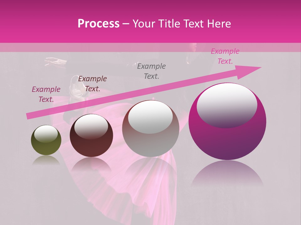 Vertical Girl Cheerful PowerPoint Template