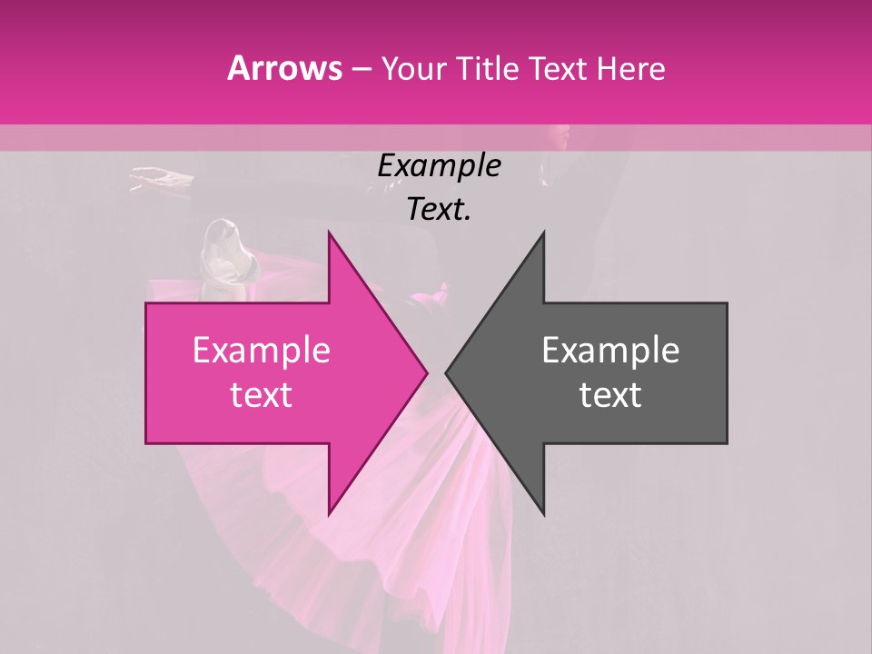 Vertical Girl Cheerful PowerPoint Template