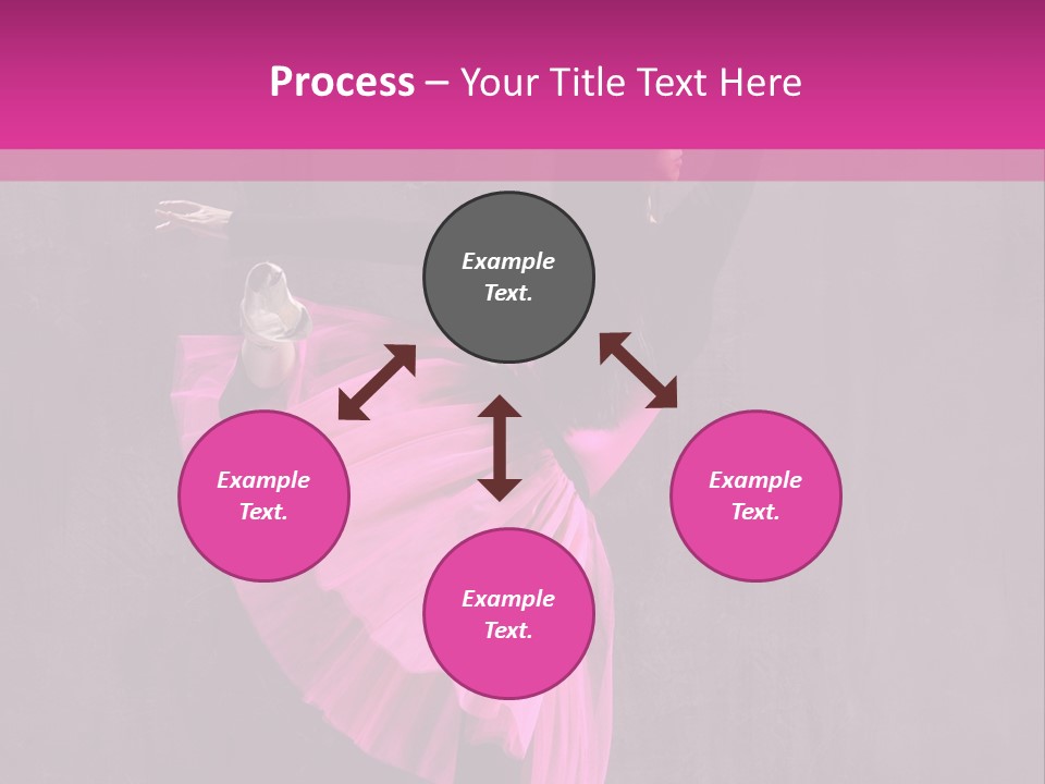 Vertical Girl Cheerful PowerPoint Template