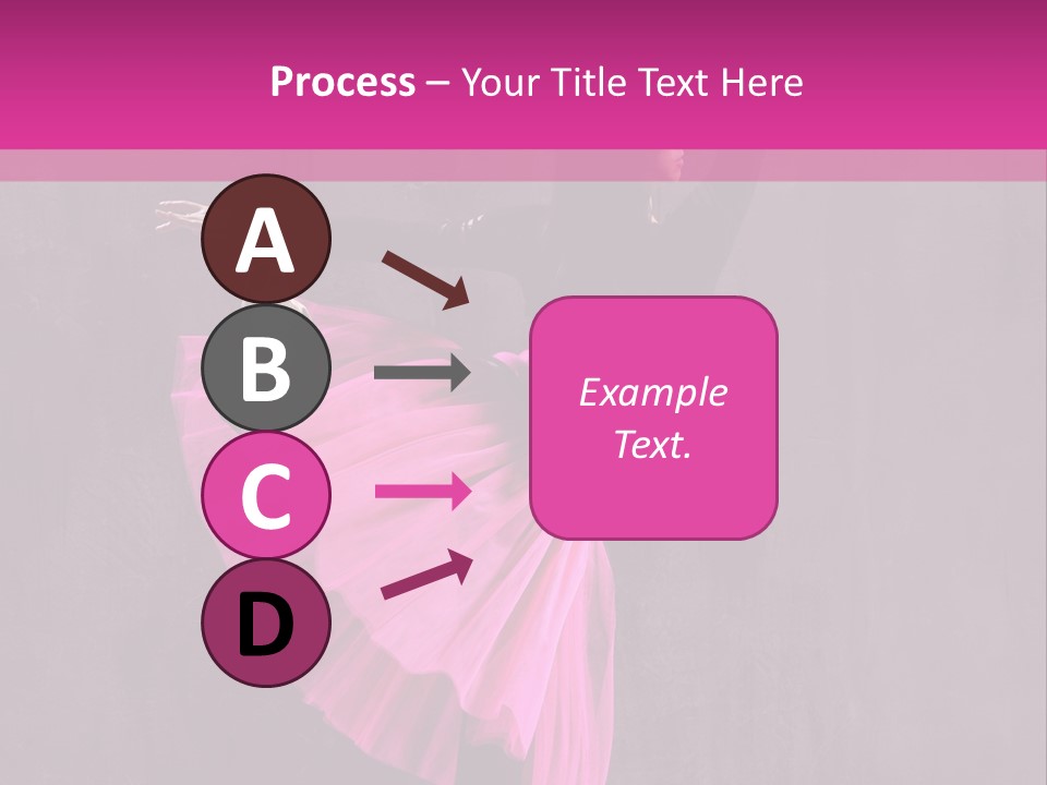 Vertical Girl Cheerful PowerPoint Template