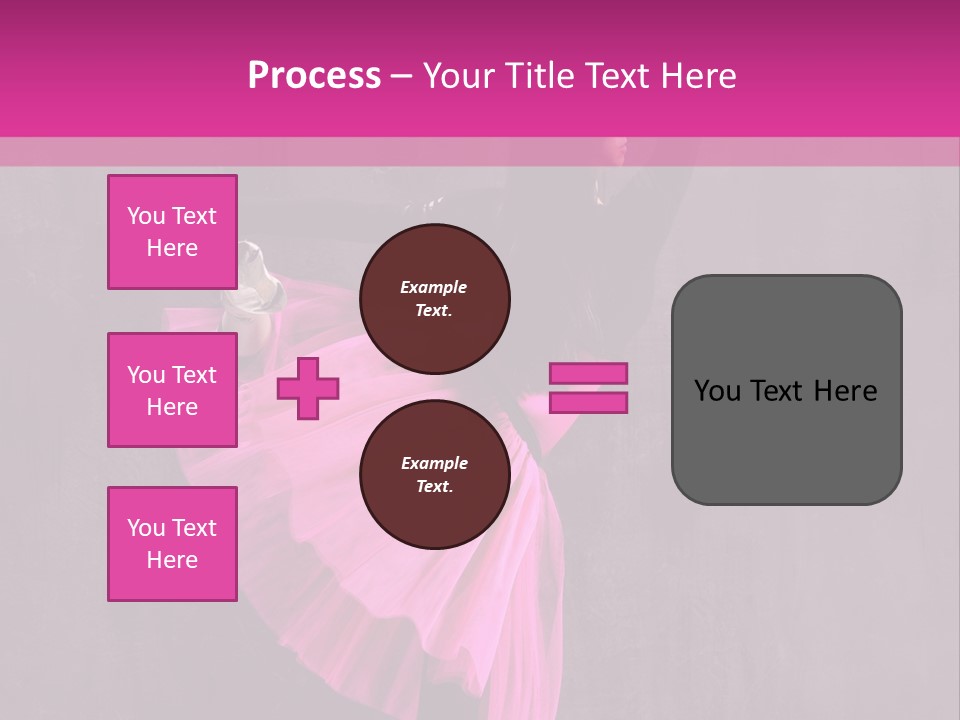 Vertical Girl Cheerful PowerPoint Template
