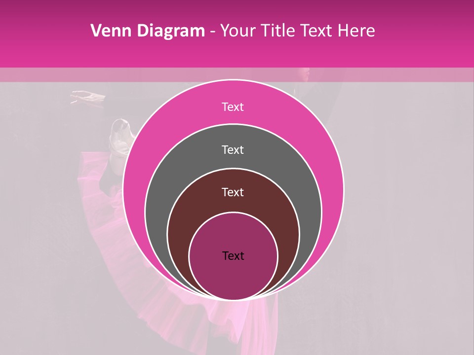 Vertical Girl Cheerful PowerPoint Template