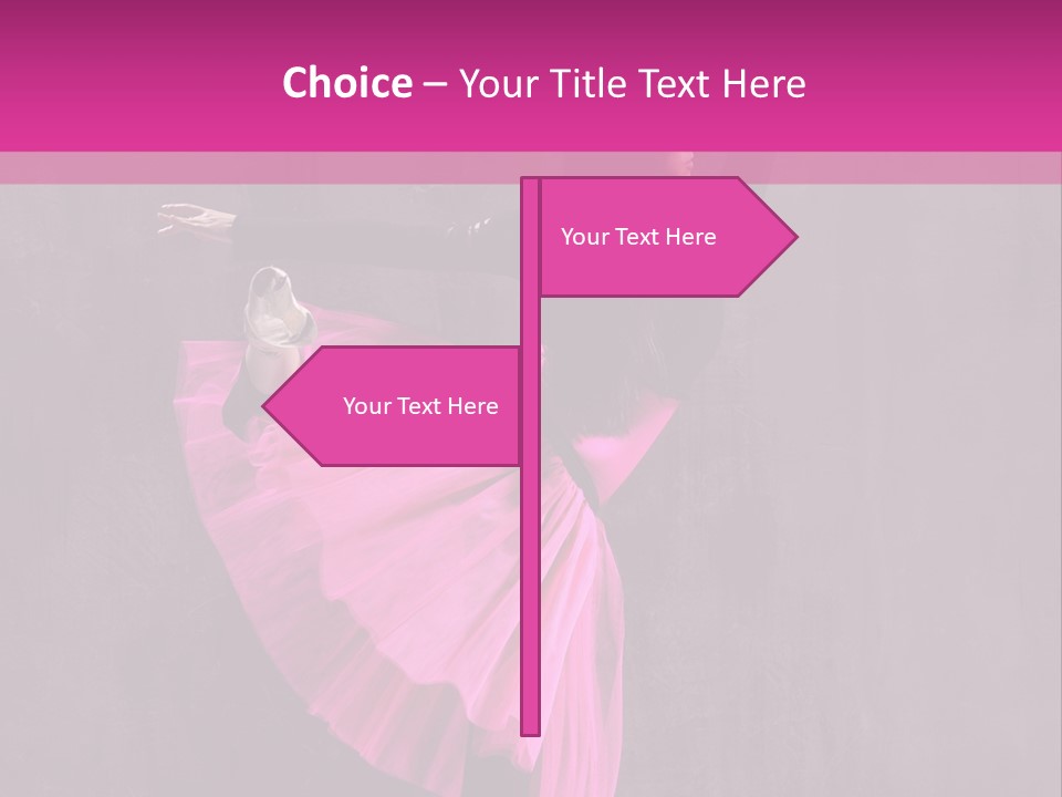 Vertical Girl Cheerful PowerPoint Template