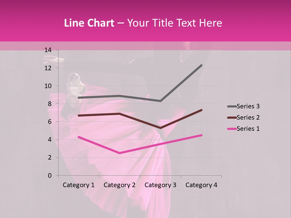 Vertical Girl Cheerful PowerPoint Template