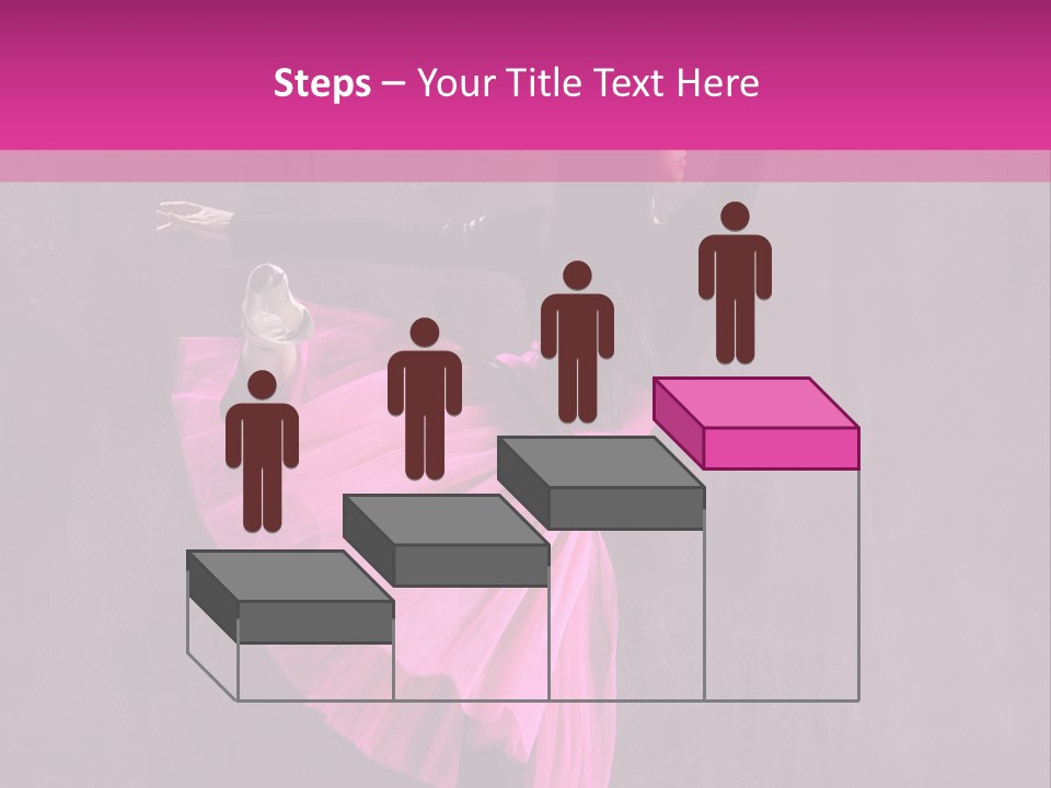 Vertical Girl Cheerful PowerPoint Template