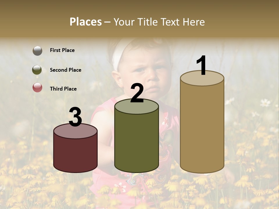 Childhood Rural Person PowerPoint Template