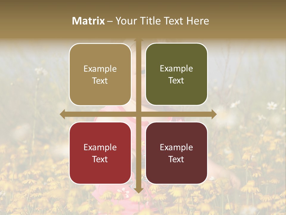 Childhood Rural Person PowerPoint Template