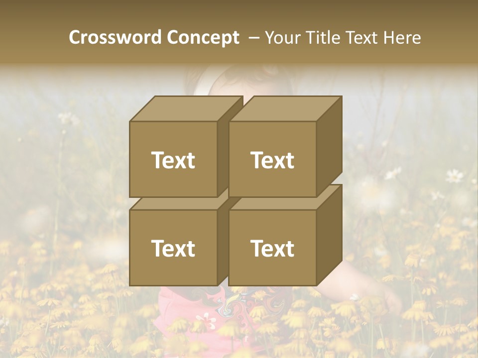 Childhood Rural Person PowerPoint Template