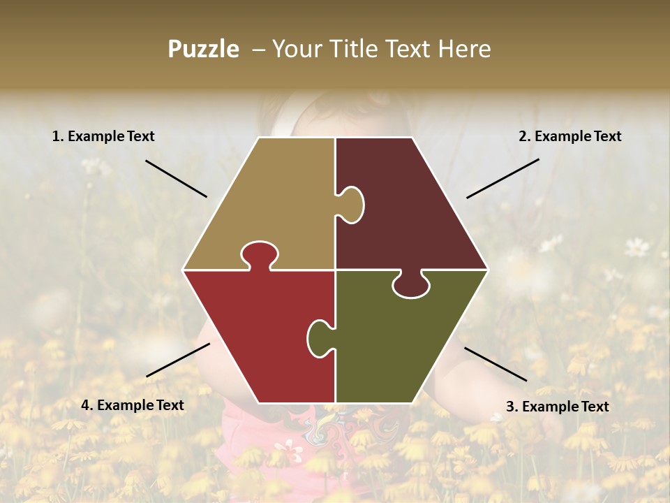 Childhood Rural Person PowerPoint Template