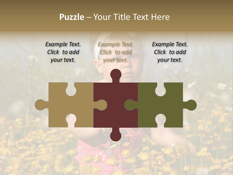 Childhood Rural Person PowerPoint Template