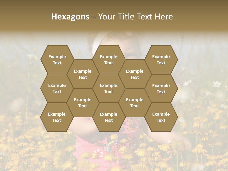 Childhood Rural Person PowerPoint Template