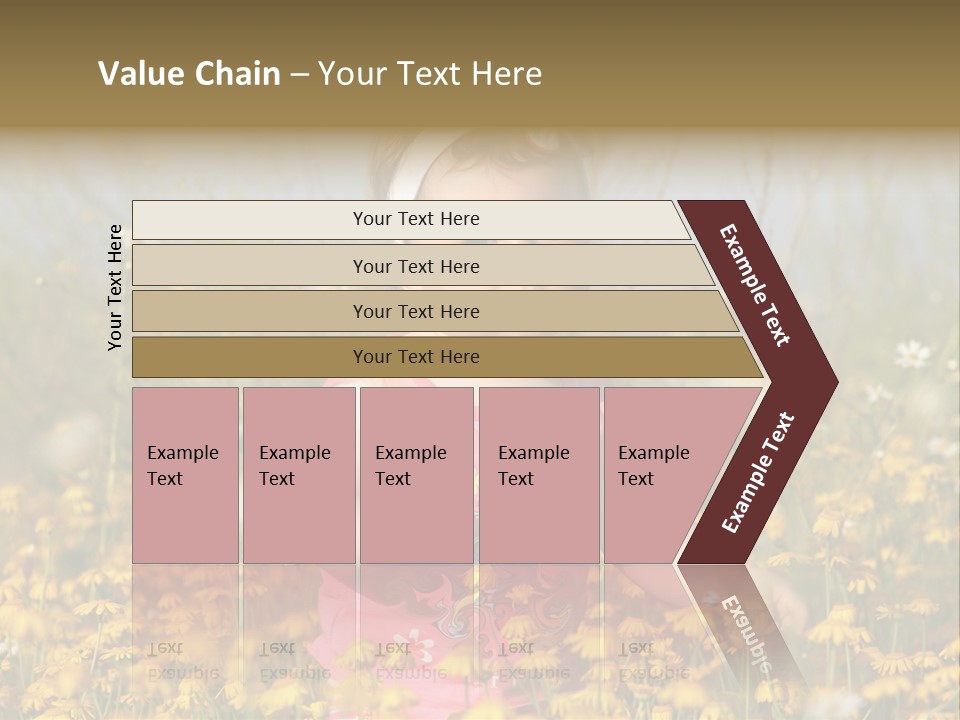 Childhood Rural Person PowerPoint Template