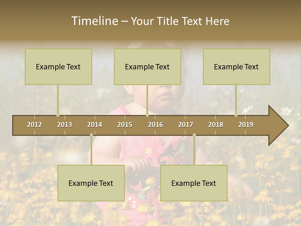 Childhood Rural Person PowerPoint Template