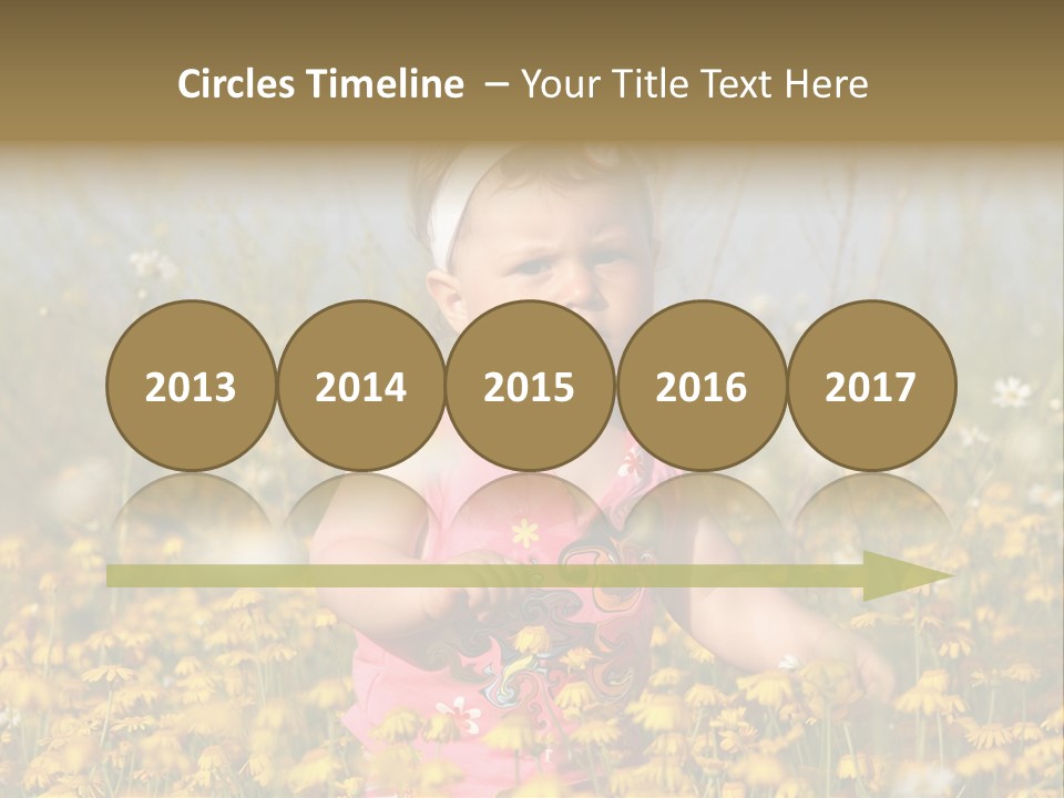 Childhood Rural Person PowerPoint Template