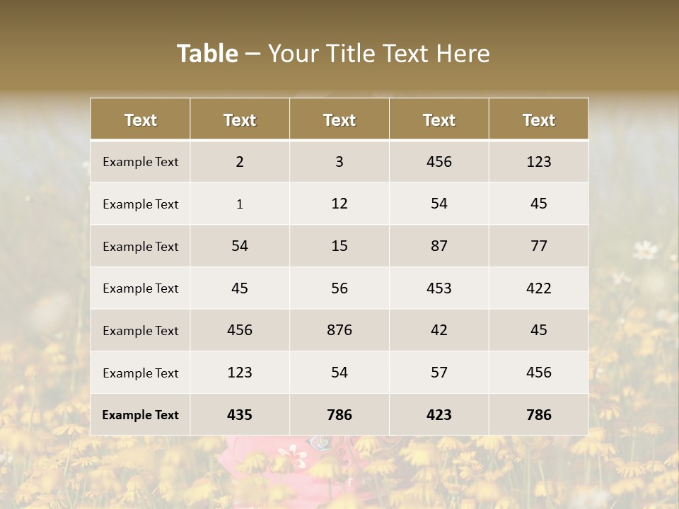 Childhood Rural Person PowerPoint Template