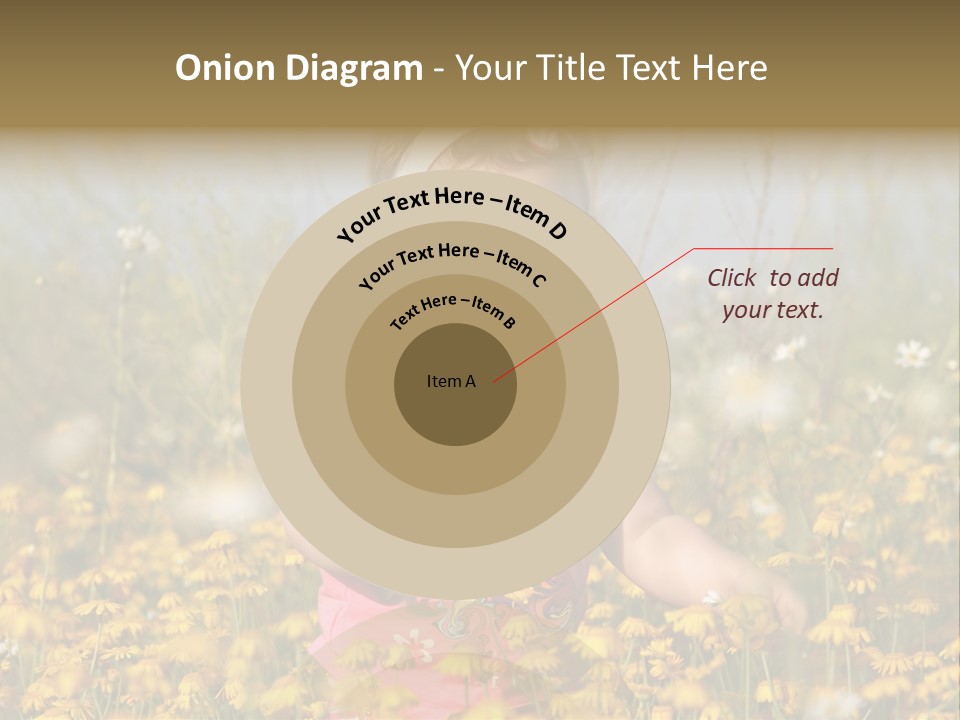 Childhood Rural Person PowerPoint Template