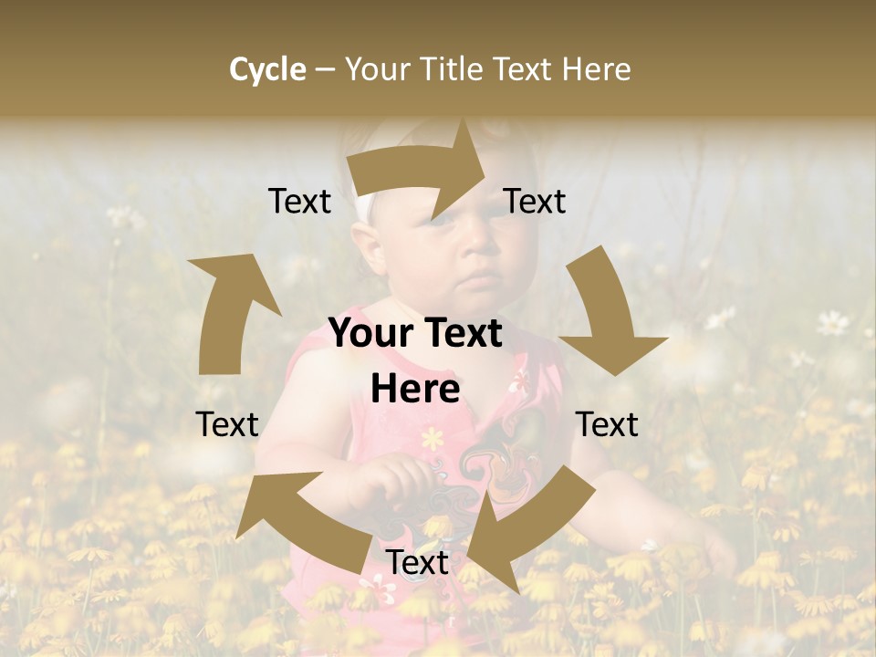 Childhood Rural Person PowerPoint Template