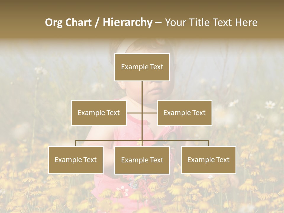 Childhood Rural Person PowerPoint Template