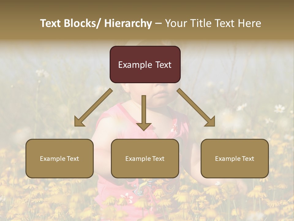 Childhood Rural Person PowerPoint Template