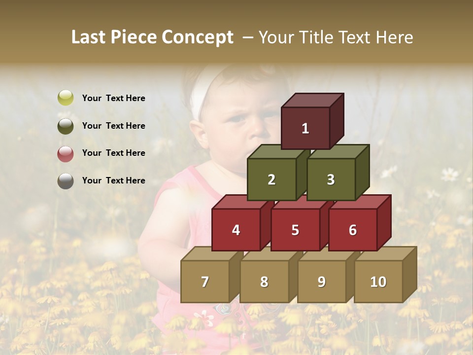 Childhood Rural Person PowerPoint Template