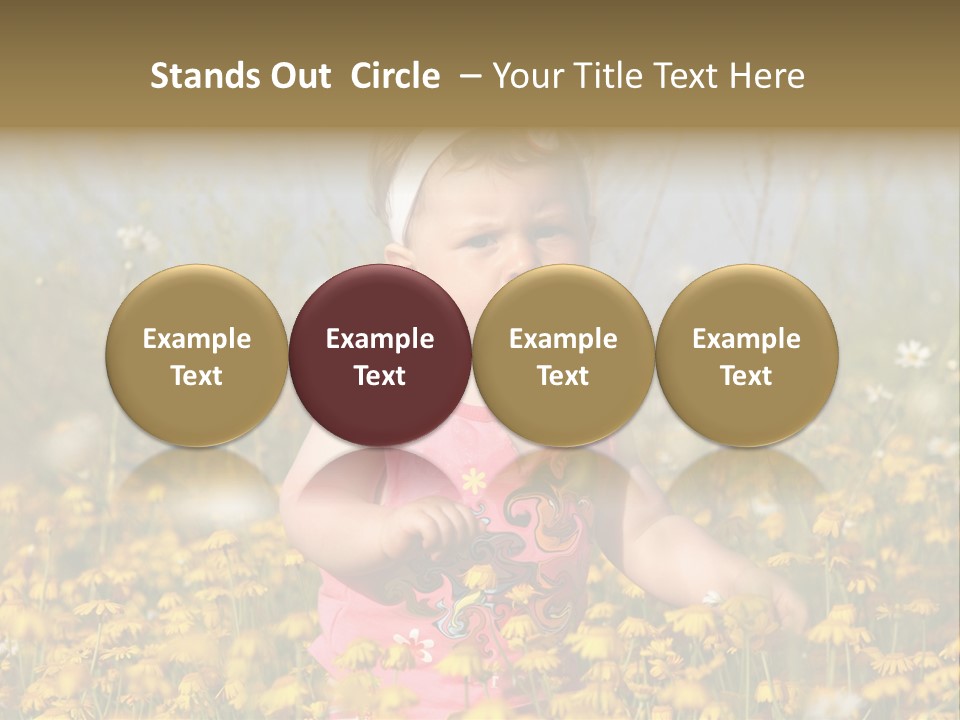 Childhood Rural Person PowerPoint Template