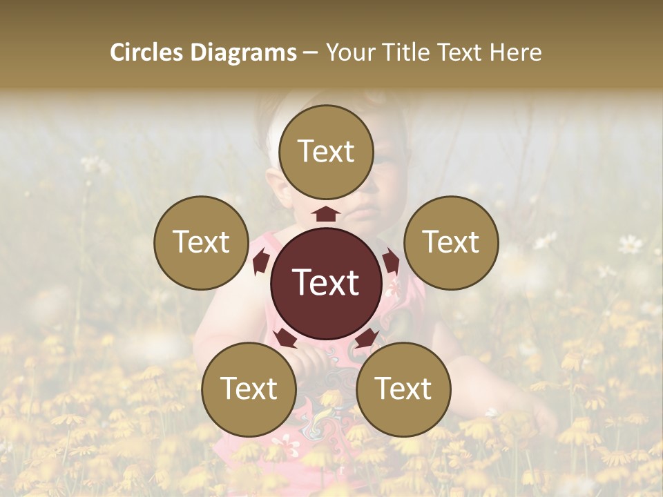 Childhood Rural Person PowerPoint Template