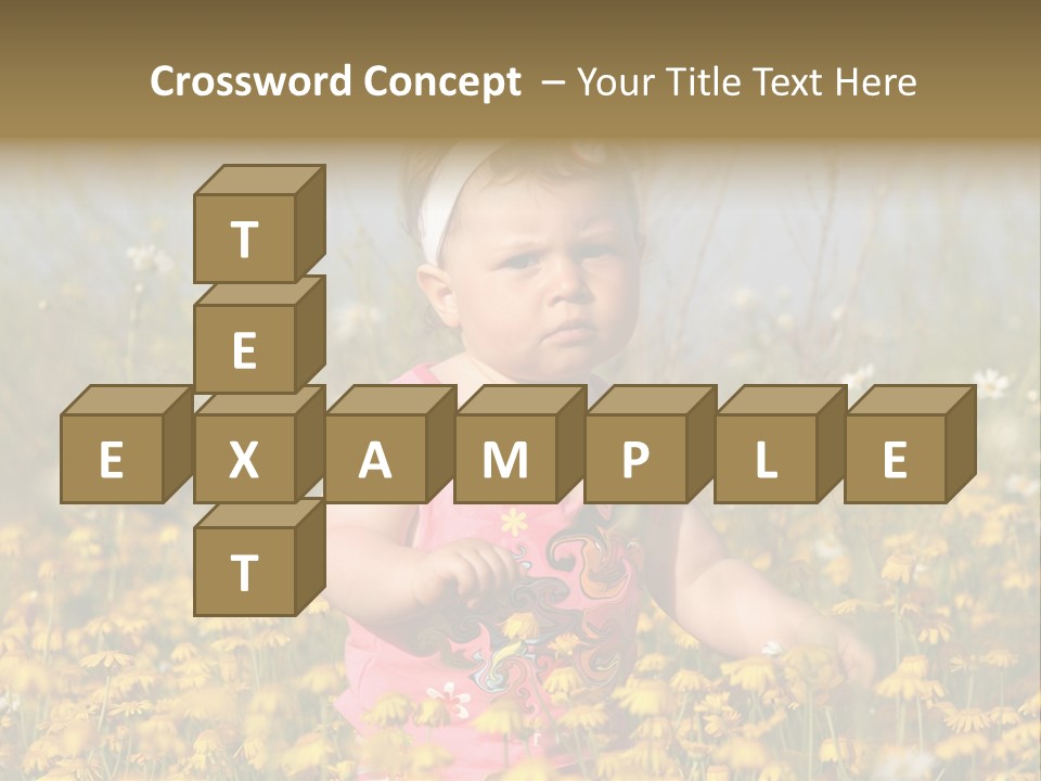 Childhood Rural Person PowerPoint Template