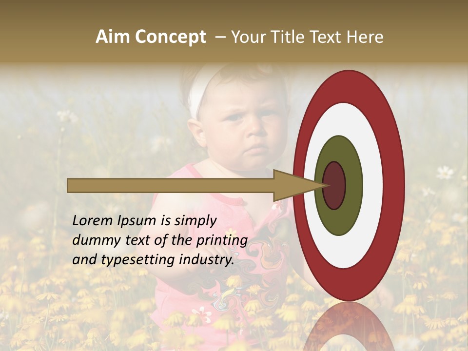 Childhood Rural Person PowerPoint Template