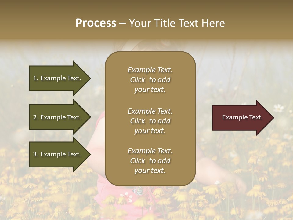 Childhood Rural Person PowerPoint Template