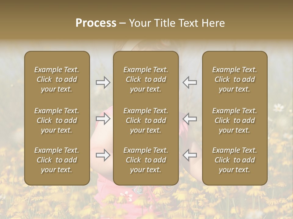 Childhood Rural Person PowerPoint Template