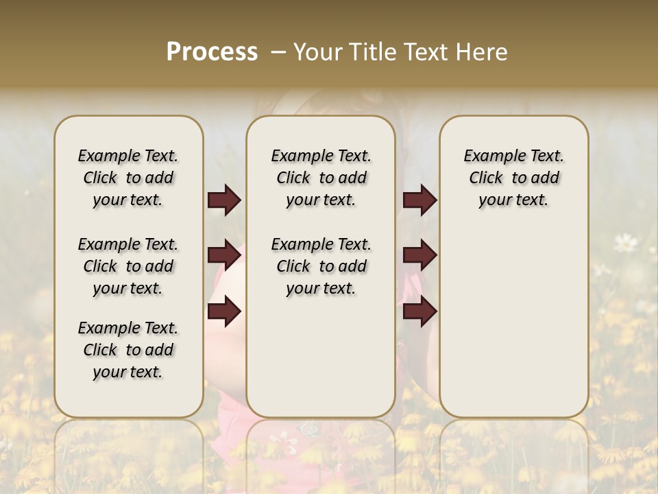Childhood Rural Person PowerPoint Template