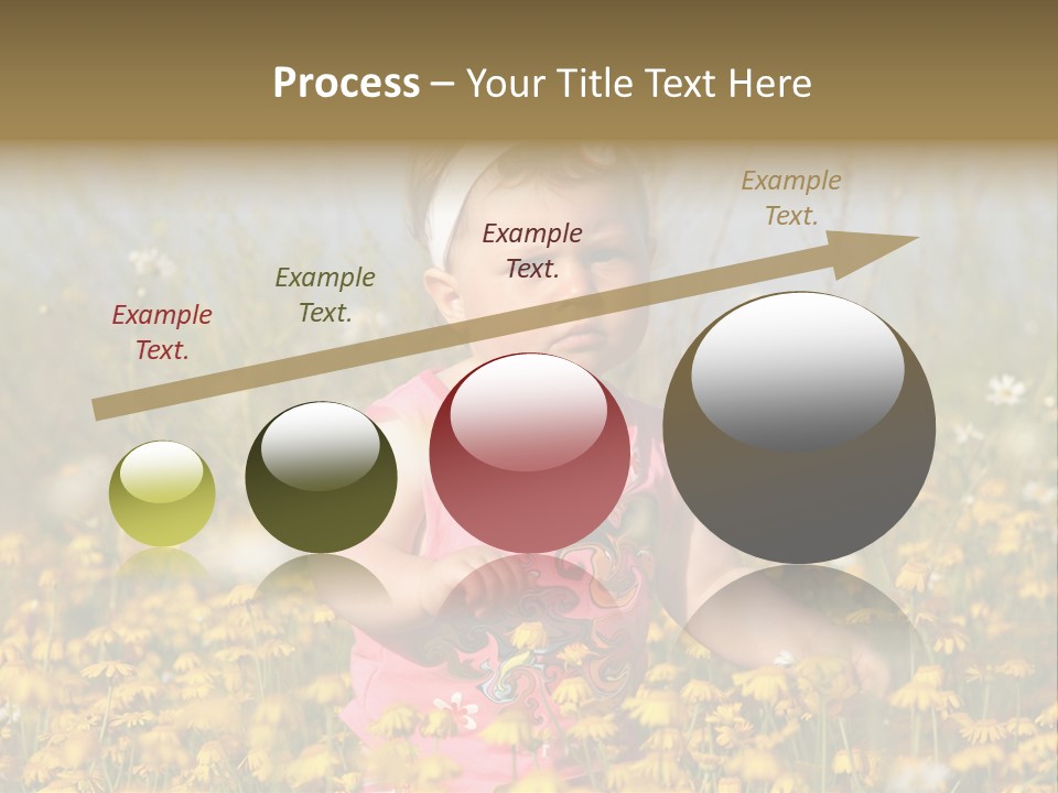 Childhood Rural Person PowerPoint Template