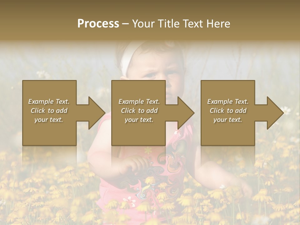 Childhood Rural Person PowerPoint Template