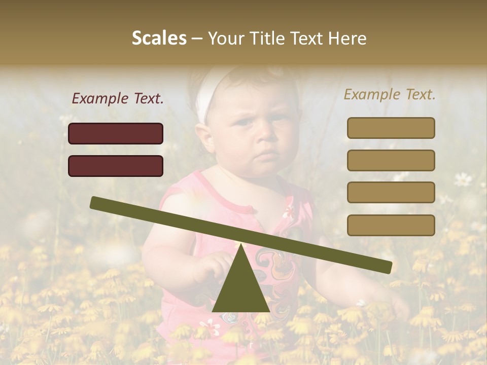 Childhood Rural Person PowerPoint Template