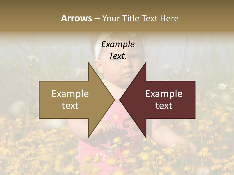 Childhood Rural Person PowerPoint Template