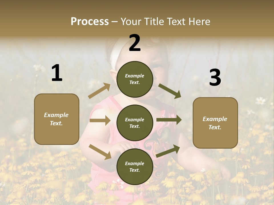 Childhood Rural Person PowerPoint Template