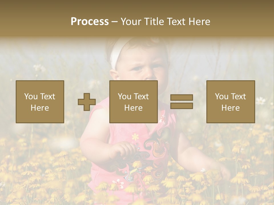 Childhood Rural Person PowerPoint Template
