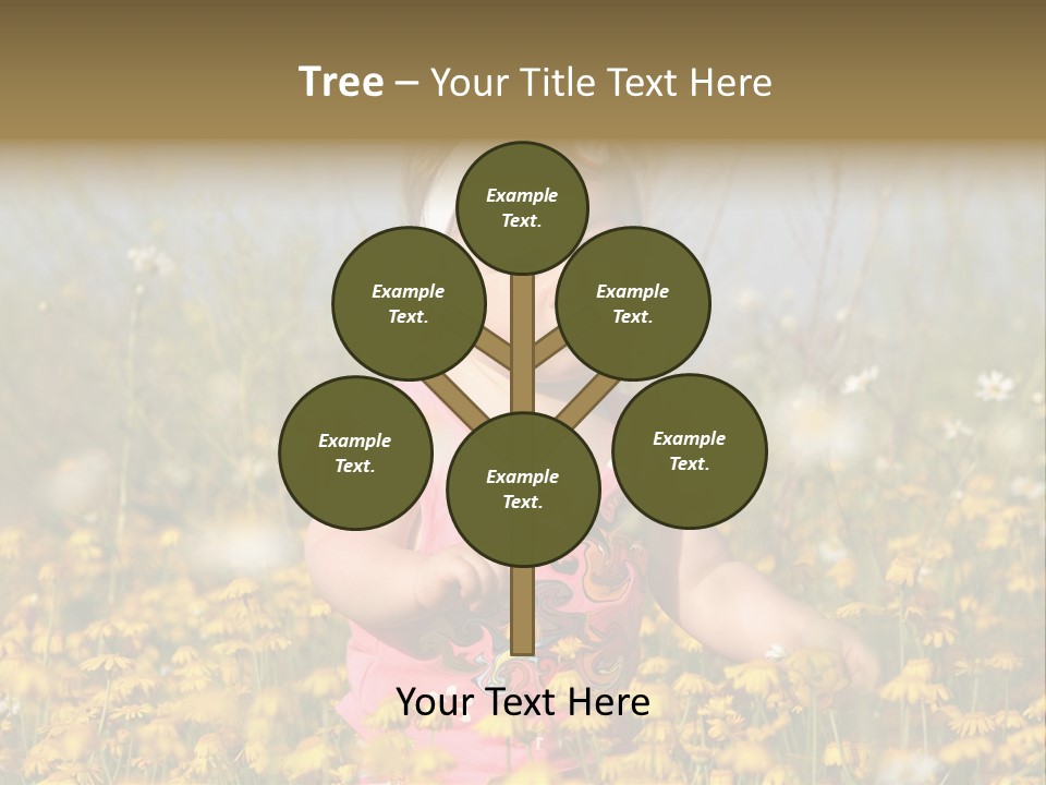 Childhood Rural Person PowerPoint Template